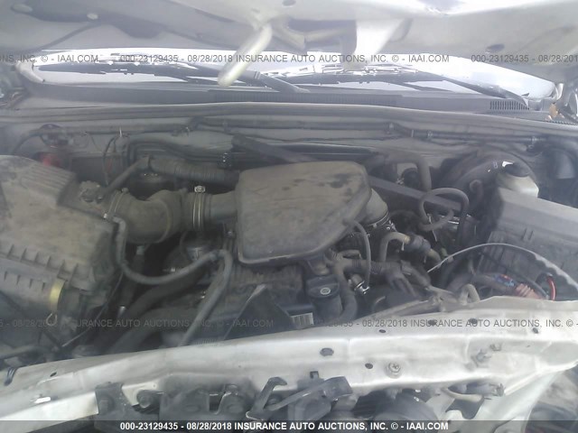 5TETX22N75Z064220 - 2005 TOYOTA TACOMA ACCESS CAB Күміс фото 10