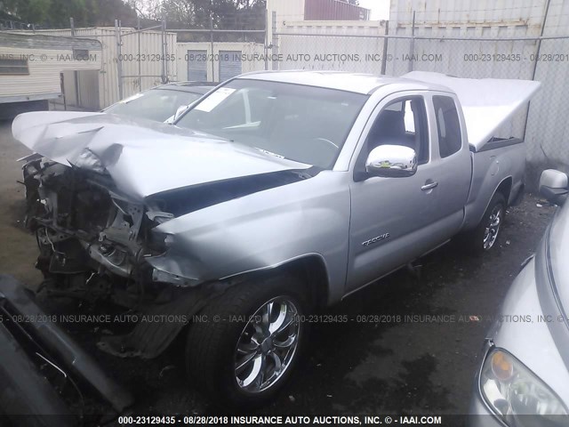 5TETX22N75Z064220 - 2005 TOYOTA TACOMA ACCESS CAB Күміс фото 2