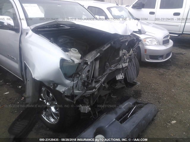 5TETX22N75Z064220 - 2005 TOYOTA TACOMA ACCESS CAB Күміс фото 6