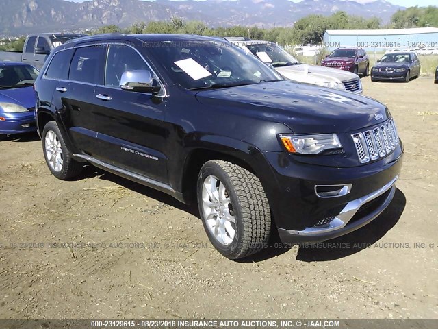 1C4RJFJT9EC474938 - 2014 JEEP GRAND CHEROKEE SUMMIT BLACK photo 1