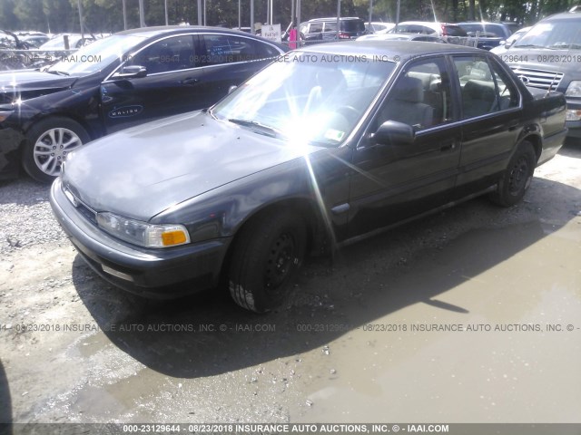 1HGCB7657LA016537 - 1990 HONDA ACCORD LX/EX BLACK photo 2