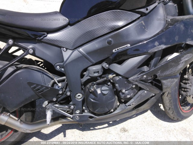 JKAZX4R1X9A012406 - 2009 KAWASAKI ZX600 R BLACK photo 8