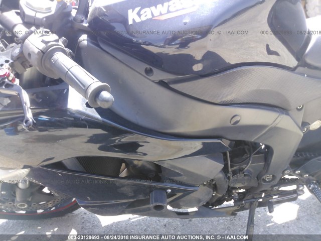 JKAZX4R1X9A012406 - 2009 KAWASAKI ZX600 R BLACK photo 9