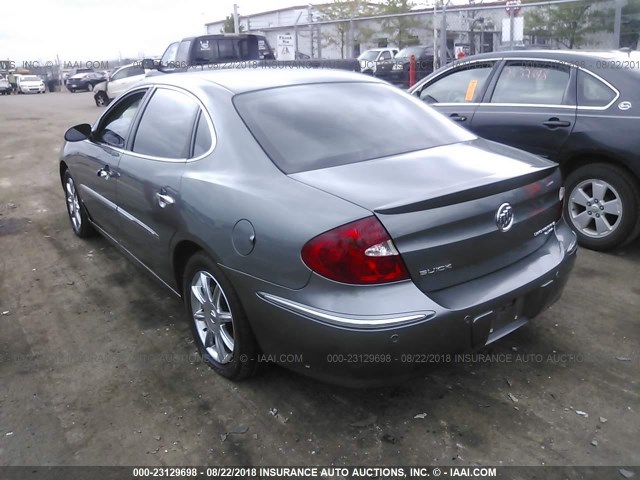 2G4WE567251259304 - 2005 BUICK LACROSSE CXS GRAY photo 3