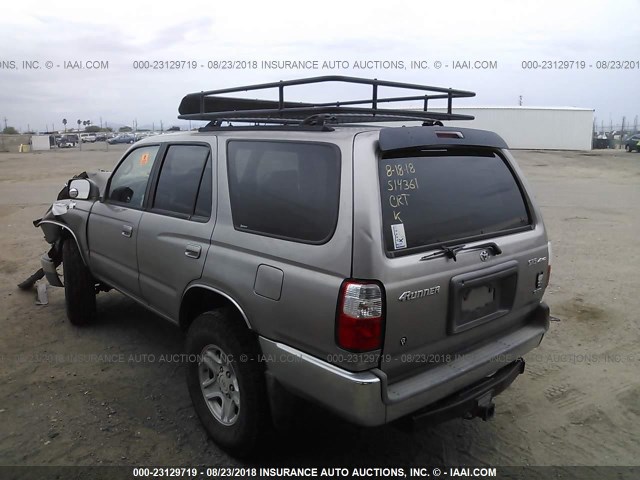 JT3HN86R710358646 - 2001 TOYOTA 4RUNNER SR5 SILVER photo 3