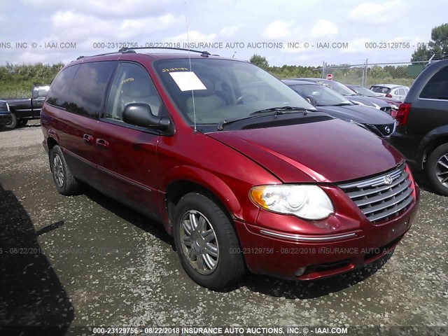 2A4GP64L97R182941 - 2007 CHRYSLER TOWN & COUNTRY LIMITED RED photo 1