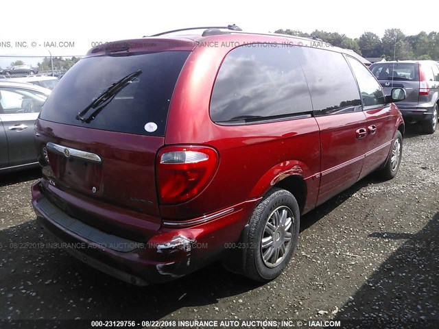 2A4GP64L97R182941 - 2007 CHRYSLER TOWN & COUNTRY LIMITED RED photo 4