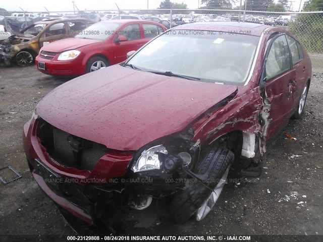 1N4BA41E77C833543 - 2007 NISSAN MAXIMA SE/SL MAROON photo 2