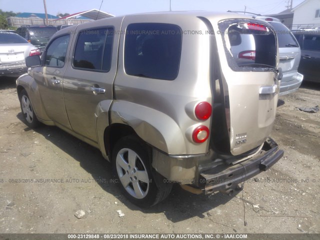 3GNDA13D47S567972 - 2007 CHEVROLET HHR LS Marrón foto 3