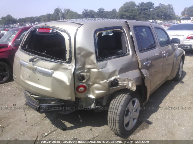 3GNDA13D47S567972 - 2007 CHEVROLET HHR LS Marrón foto 4