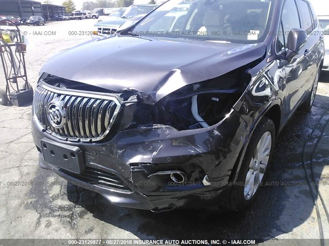 LRBFXESX6GD173407 - 2016 BUICK ENVISION PREMIUM GRAY photo 6