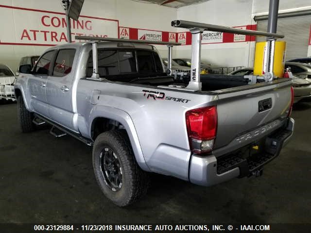 3TMBZ5DN4GM003606 - 2016 TOYOTA TACOMA DOUBLE CAB/SR5/TRD SPORT SILVER photo 3