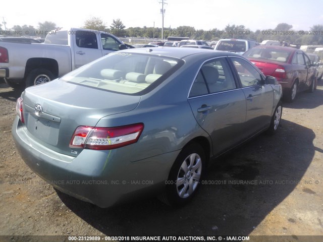 4T1BF3EK7AU540003 - 2010 TOYOTA CAMRY SE/LE/XLE Light Blue photo 4