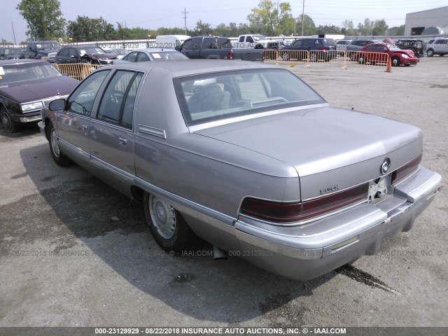 1G4BN52P8SR412145 - 1995 BUICK ROADMASTER SILVER photo 3