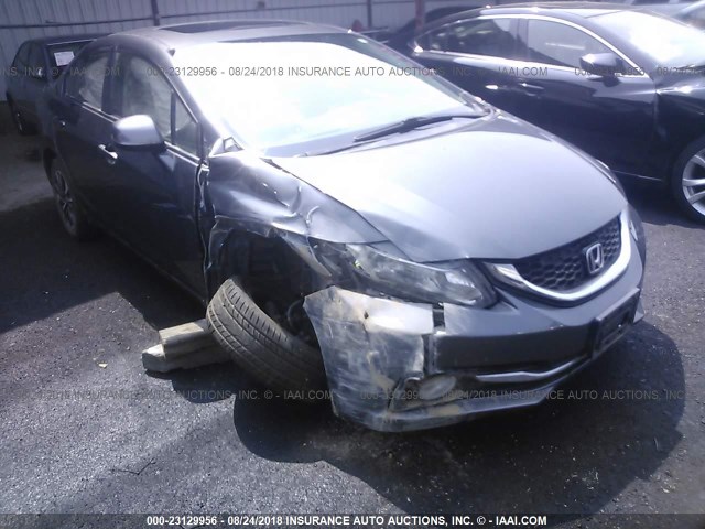 2HGFB2F95DH541568 - 2013 HONDA CIVIC EXL 灰色 照片 1