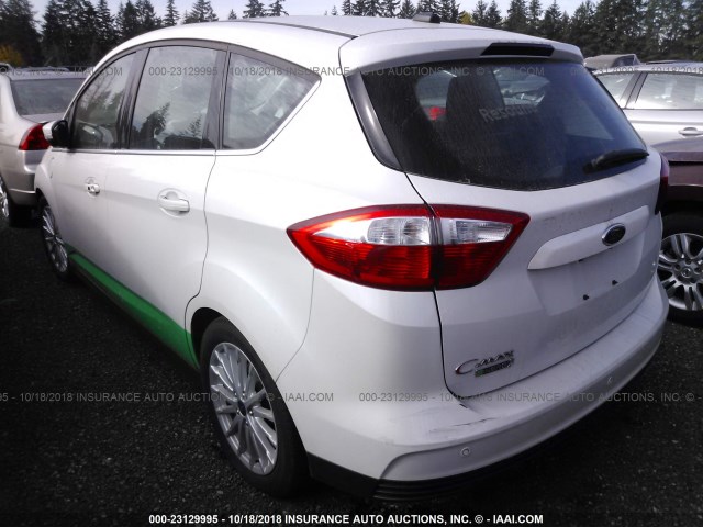 1FADP5CU9GL114490 - 2016 FORD C-MAX PREMIUM SEL WHITE photo 3