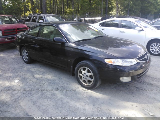 2T1CG22P2YC416308 - 2000 TOYOTA CAMRY SOLARA SE BLACK photo 1