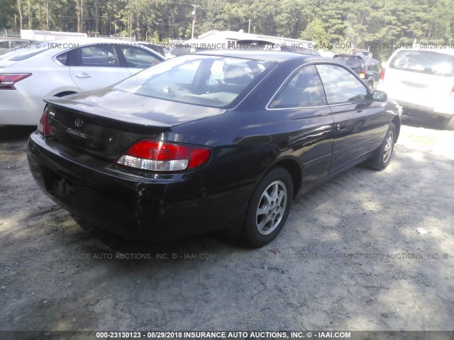 2T1CG22P2YC416308 - 2000 TOYOTA CAMRY SOLARA SE BLACK photo 4