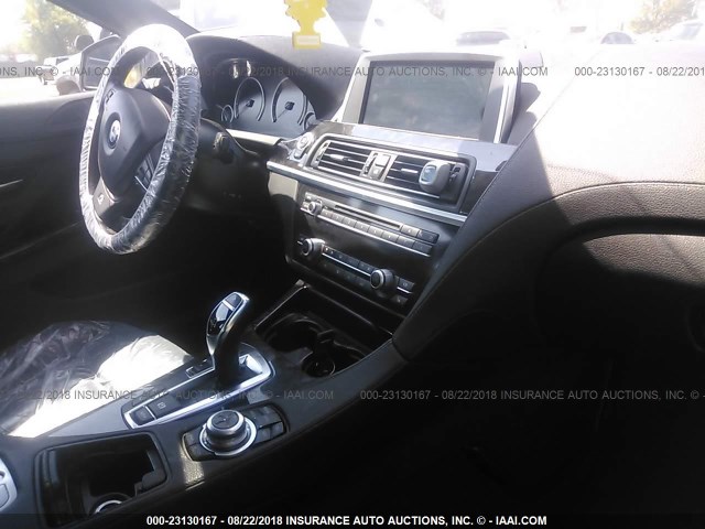 WBA6B4C56ED099004 - 2014 BMW 650 XI/GRAN COUPE WHITE photo 5