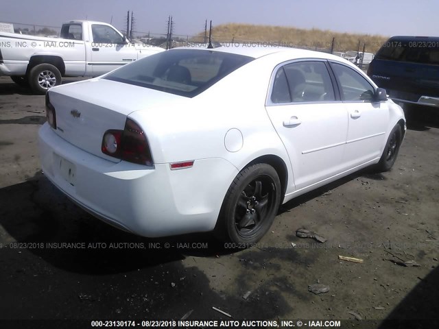 1G1ZA5E02CF398204 - 2012 CHEVROLET MALIBU LS თეთრი ფოტო 4