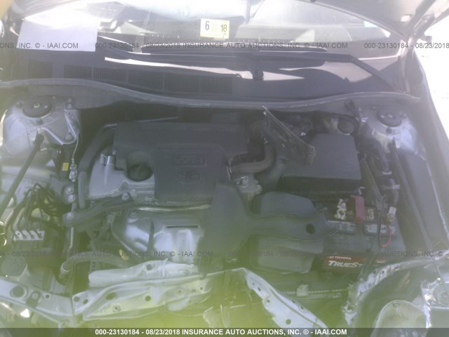 4T1BF1FK0FU063411 - 2015 TOYOTA CAMRY LE/XLE/SE/XSE 银色 照片 10