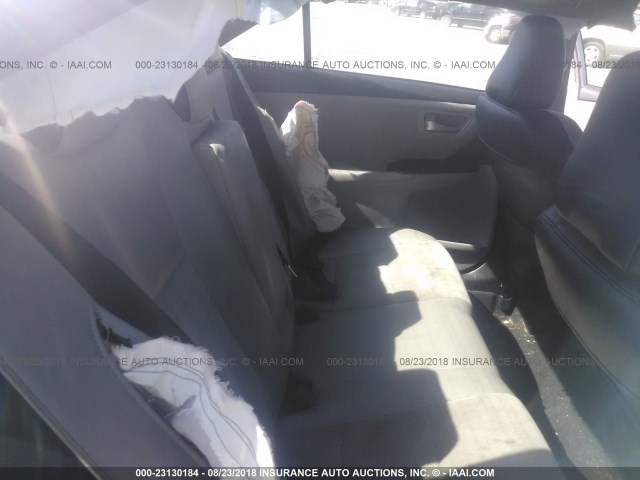 4T1BF1FK0FU063411 - 2015 TOYOTA CAMRY LE/XLE/SE/XSE 银色 照片 8