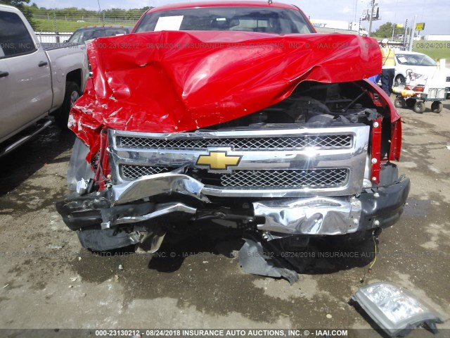 3GCPCREA5CG269624 - 2012 CHEVROLET SILVERADO C1500  LS RED photo 6