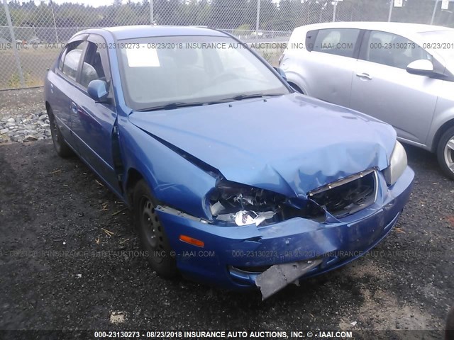 KMHDN46D86U371621 - 2006 HYUNDAI ELANTRA GLS/GT/LIMITED BLUE photo 1