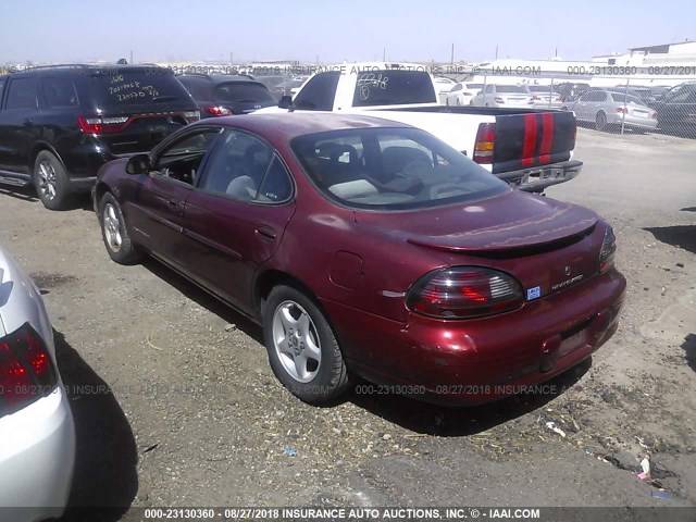 1G2WK52J12F234854 - 2002 PONTIAC GRAND PRIX SE 勃艮第红 照片 3