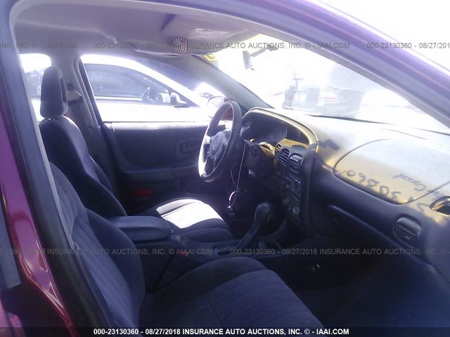 1G2WK52J12F234854 - 2002 PONTIAC GRAND PRIX SE 勃艮第红 照片 5