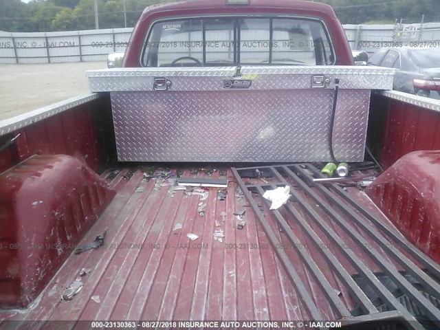 1B7FD04X7JS640752 - 1988 DODGE D-SERIES D100 RED photo 8