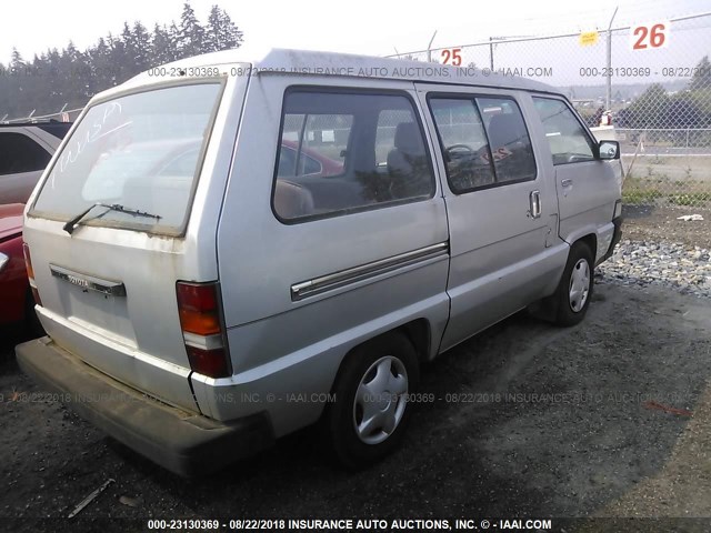 JT4YR29V8G5004331 - 1986 TOYOTA VAN WAGON CARGO SILVER photo 4