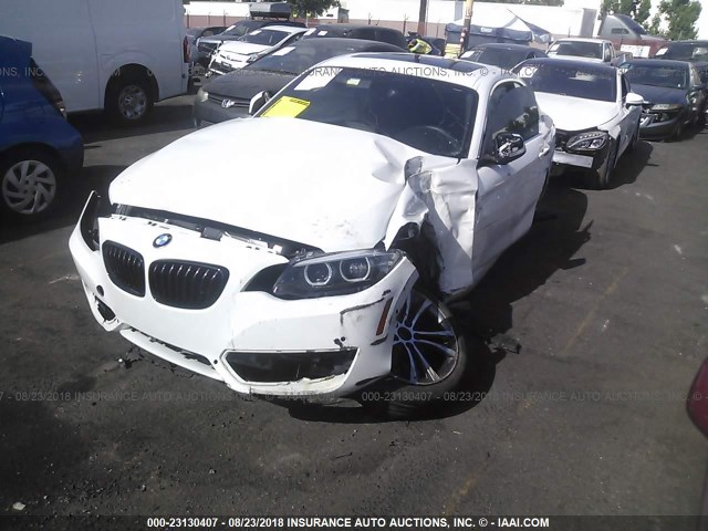 WBA2J1C5XJVD09109 - 2018 BMW 230I WHITE photo 2