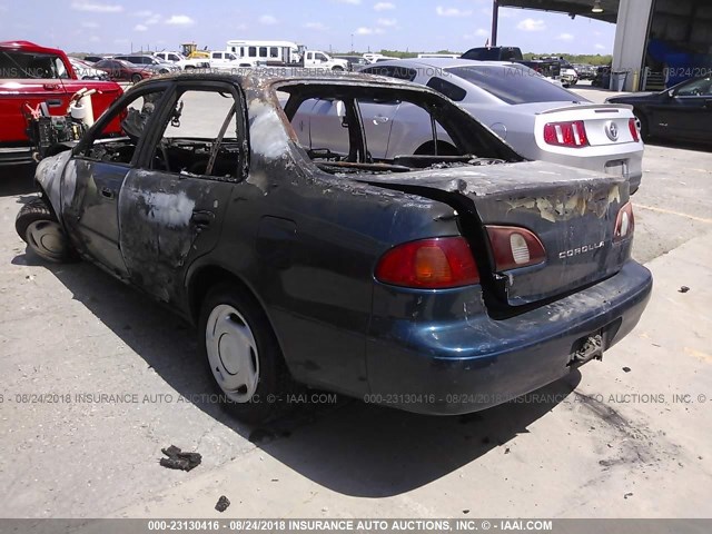 2T1BR18E3WC009973 - 1998 TOYOTA COROLLA VE/CE/LE 蓝色 照片 3