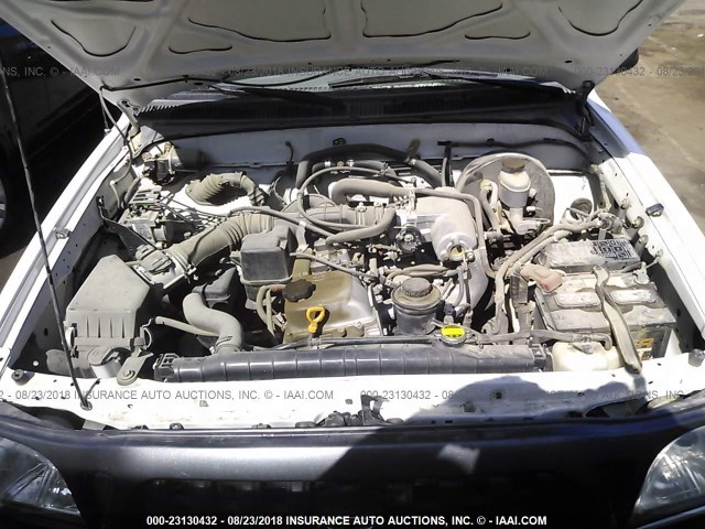 5TENL42NX4Z375607 - 2004 TOYOTA TACOMA WHITE photo 10