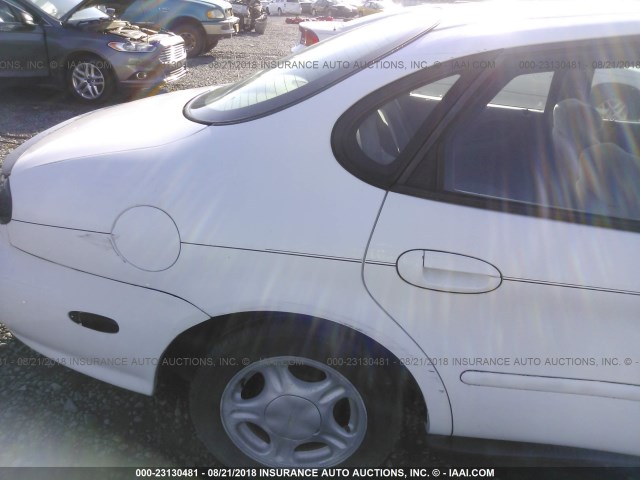 1FAFP52U1WA225328 - 1998 FORD TAURUS LX/SE WHITE photo 6