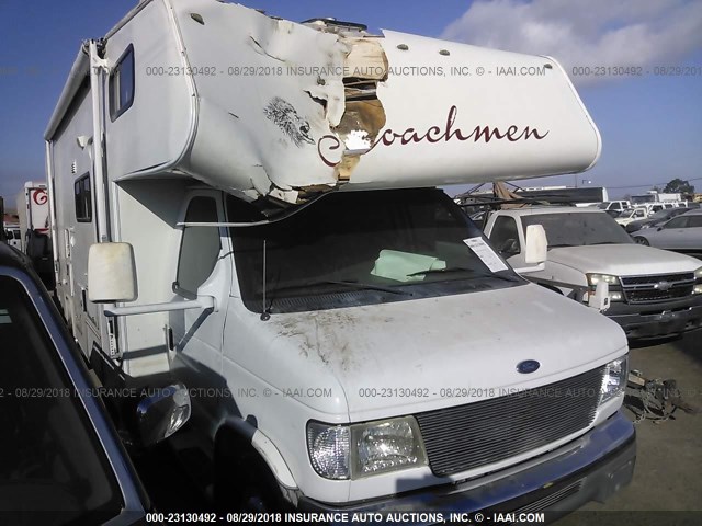 1FDXE45S2YHA80525 - 2000 COACHMEN ECONOLINE  WHITE photo 1