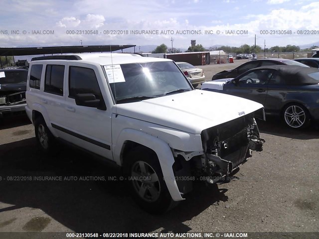 1J8HG48N28C241678 - 2008 JEEP COMMANDER SPORT Weiß Foto 1