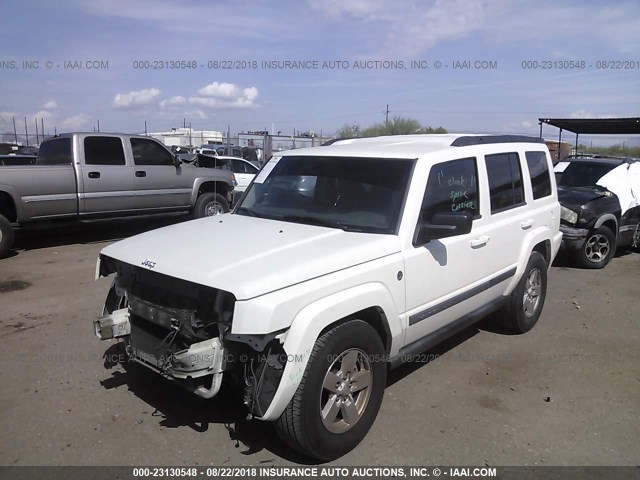 1J8HG48N28C241678 - 2008 JEEP COMMANDER SPORT Weiß Foto 2