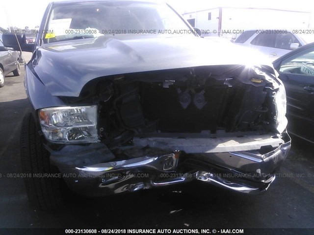 1D7RB1GP3AS127332 - 2010 DODGE RAM 1500 GRAY photo 6