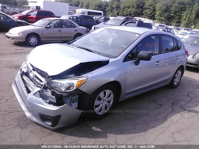 JF1GPAA66CH202677 - 2012 SUBARU IMPREZA SILVER photo 2