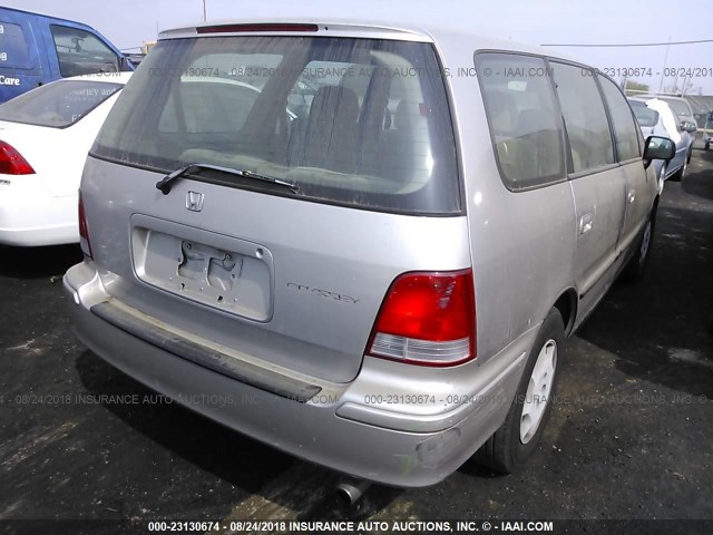 JHMRA3841WC007719 - 1998 HONDA ODYSSEY LX/EX SILVER photo 4