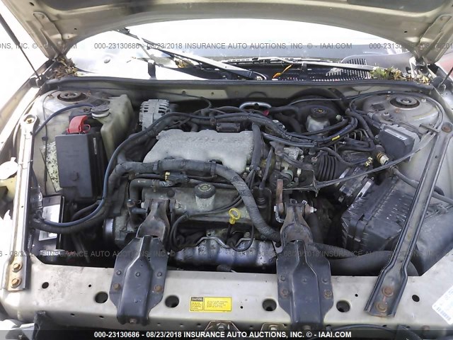 2G4WY55J711130926 - 2001 BUICK CENTURY LIMITED TAN photo 10