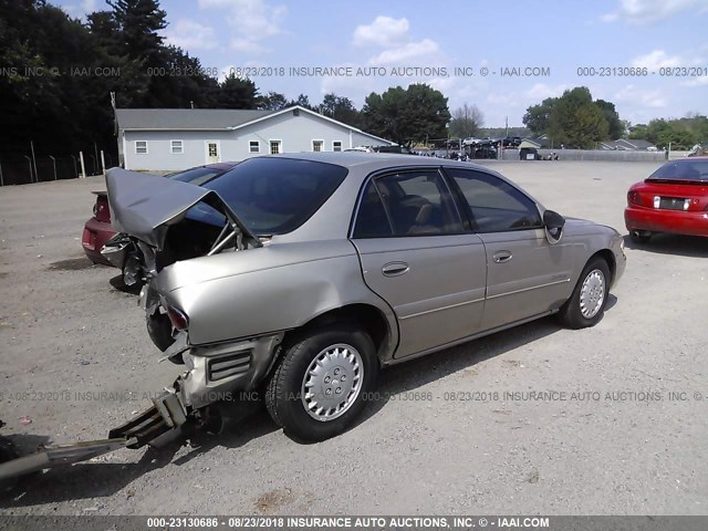 2G4WY55J711130926 - 2001 BUICK CENTURY LIMITED TAN photo 4