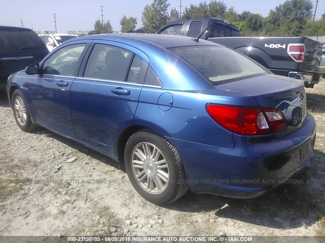 1C3LC56K38N300645 - 2008 CHRYSLER SEBRING TOURING BLUE photo 3