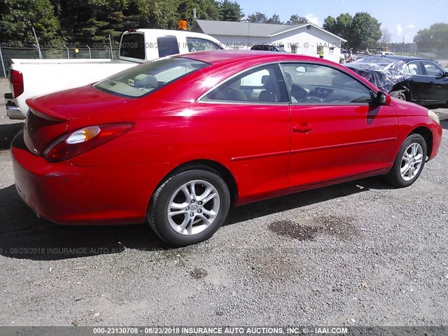4T1CE38P66U595144 - 2006 TOYOTA CAMRY SOLARA SE/SLE Qırmızı foto 4