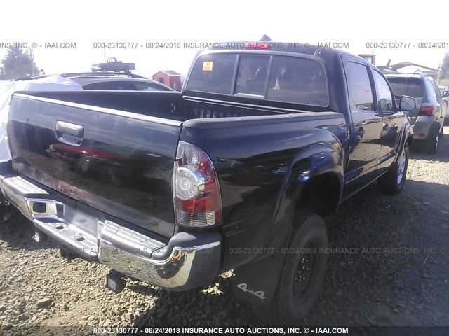 3TMLU4EN4DM118763 - 2013 TOYOTA TACOMA DOUBLE CAB შავი ფოტო 4