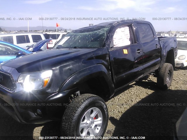 3TMLU4EN4DM118763 - 2013 TOYOTA TACOMA DOUBLE CAB BLACK photo 6