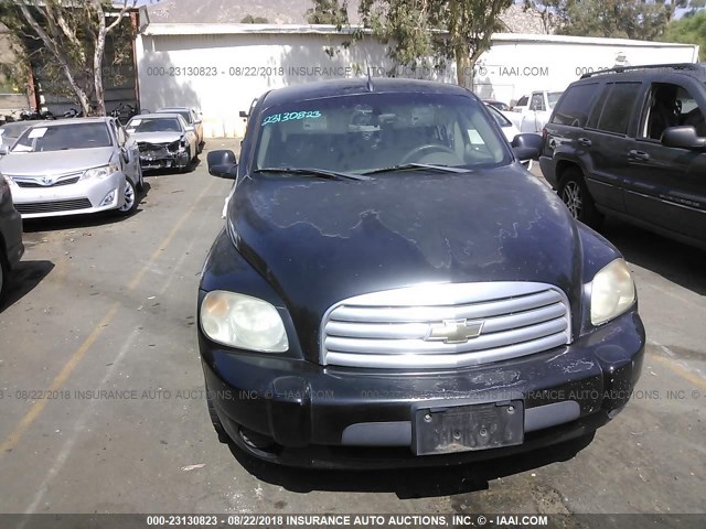 3GNDA13D86S654773 - 2006 CHEVROLET HHR LS BLACK photo 6