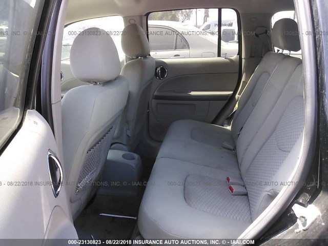 3GNDA13D86S654773 - 2006 CHEVROLET HHR LS BLACK photo 8